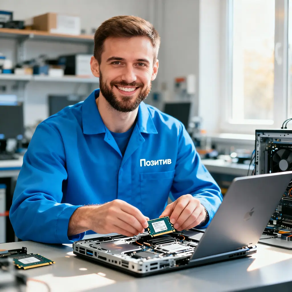 заменить HDD на SSD на ноутбуке в Москве
