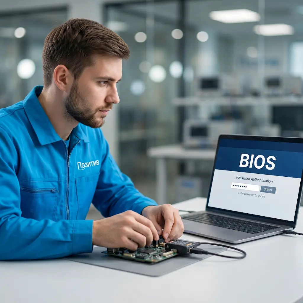 Снятие пароля BIOS ноутбука в Москве