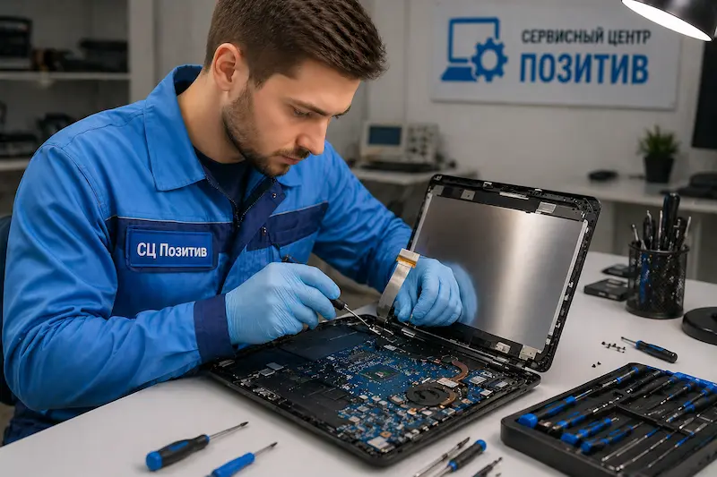 Ремонт шлейфа матрицы ноутбука в Москве