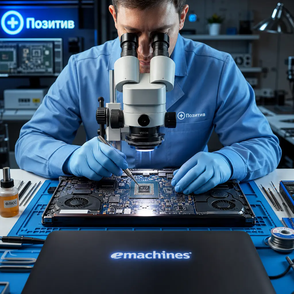 Замена видеокарты ноутбука Emachines в Москве