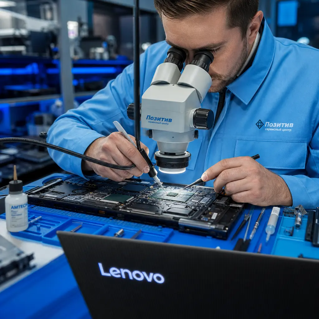Замена видеокарты ноутбука Lenovo в Москве
