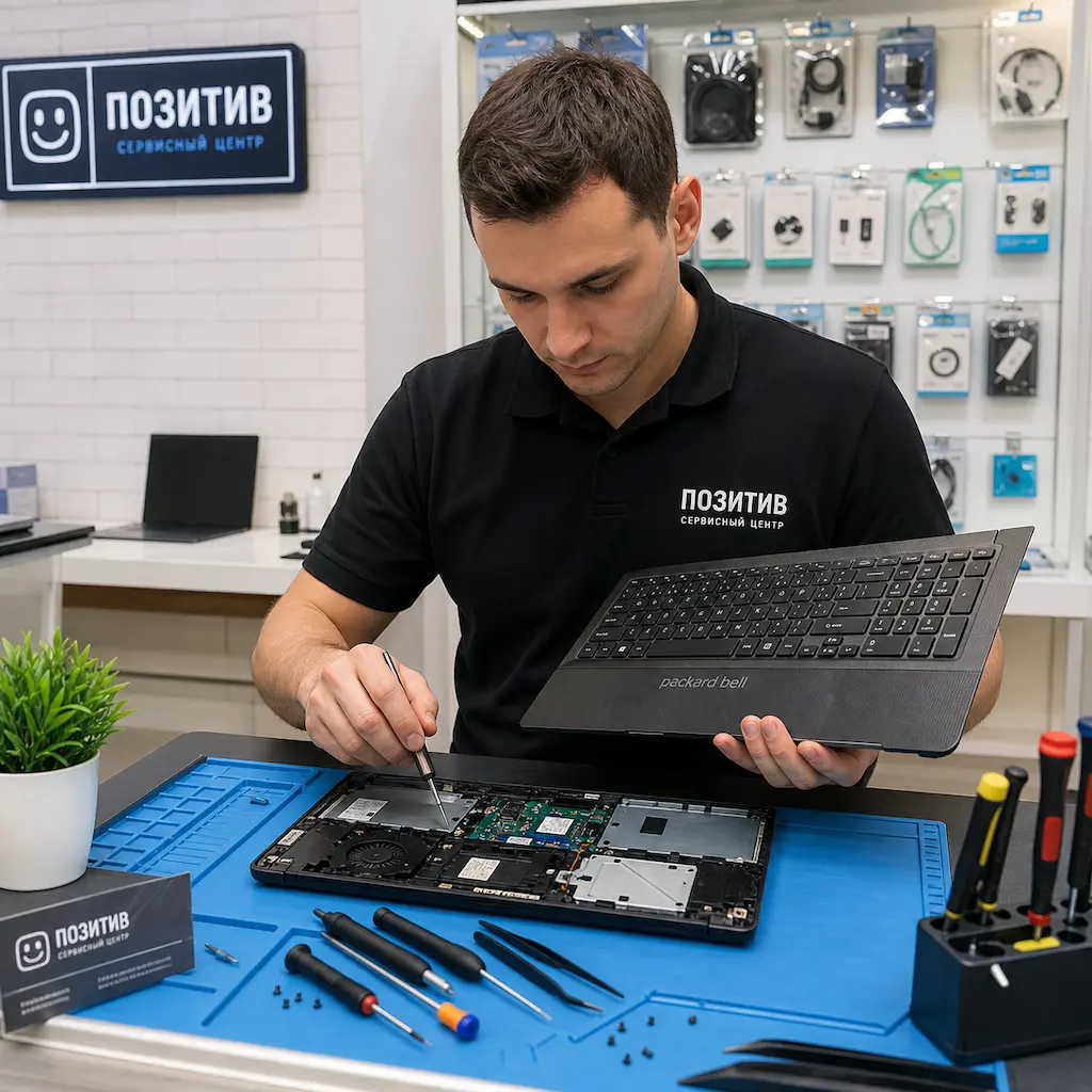 заменить клавиатуру на ноутбуке Packard Bell в Москве