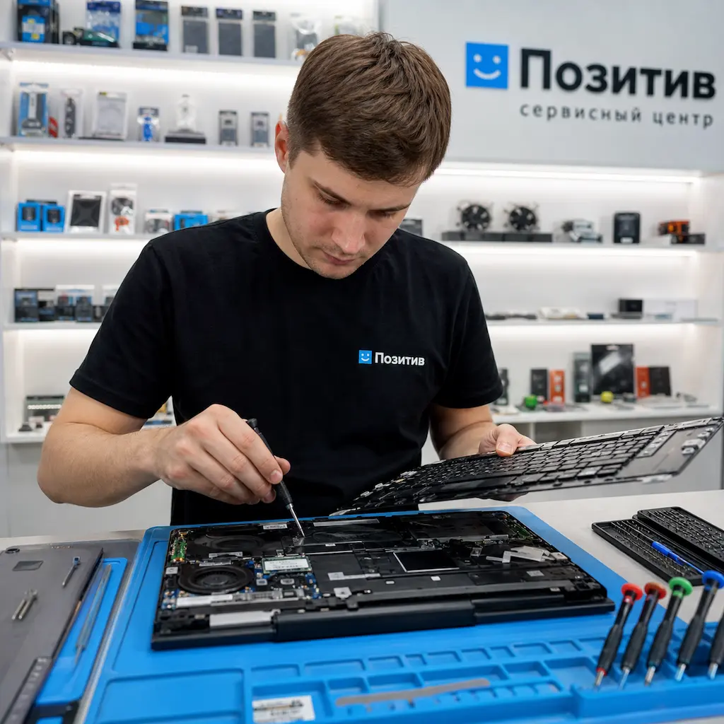 заменить клавиатуру на ноутбуке Samsung в Москве