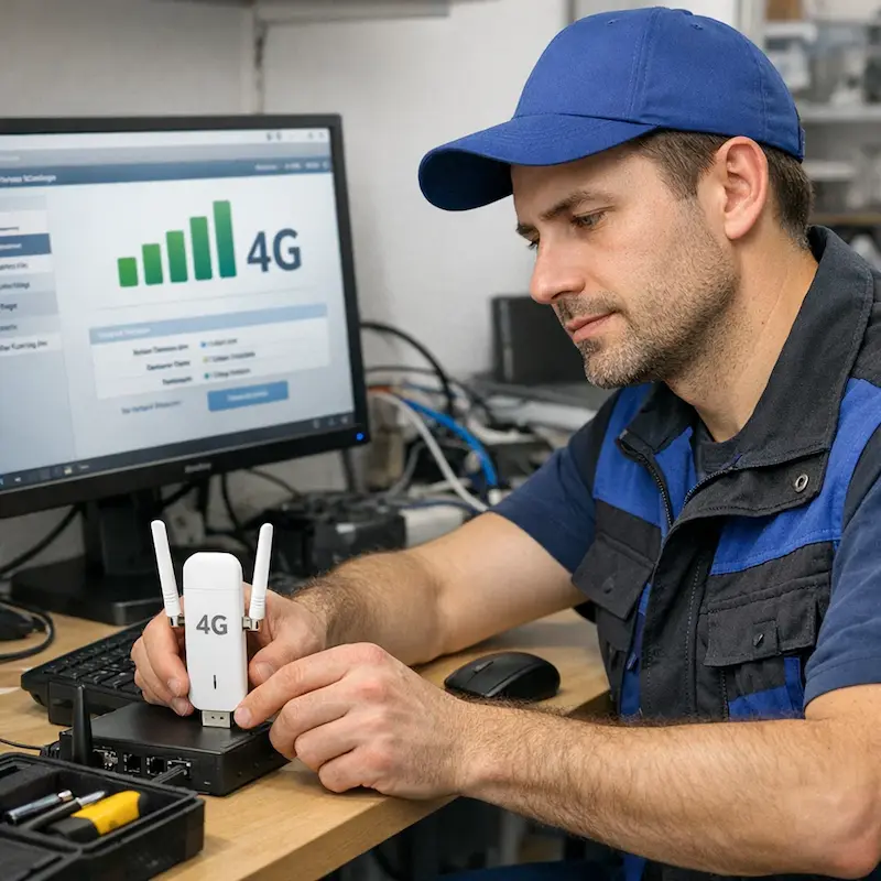 Настройка LTE модема в Москве