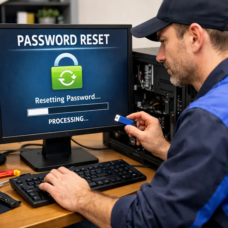 Удаление пароля на компьютере в Москве