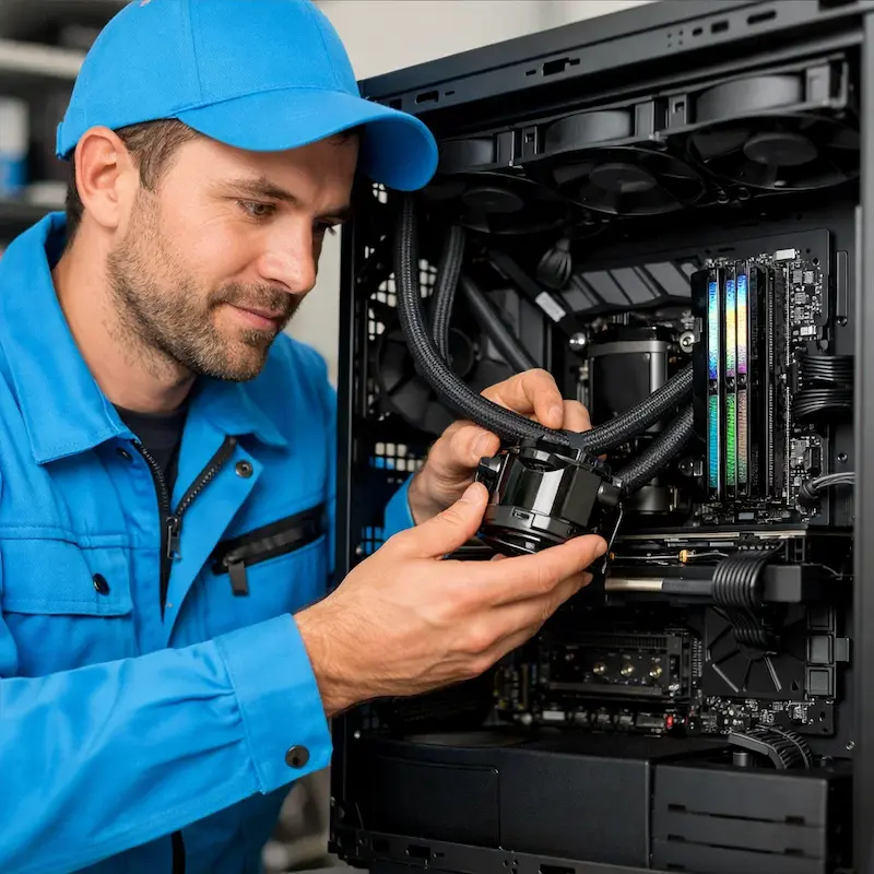 Установка СЖО на ПК в Москве