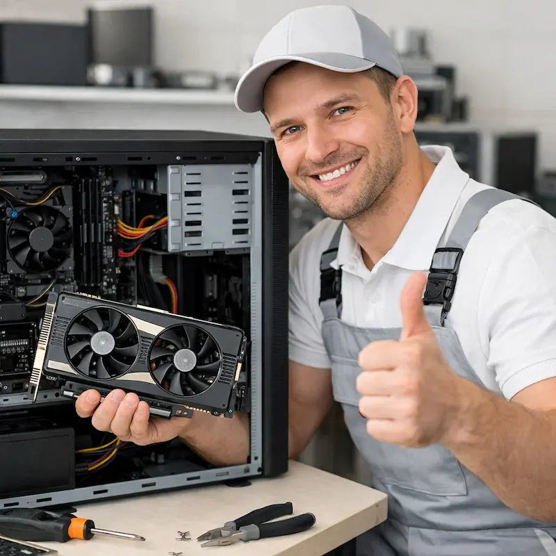 Замена видеокарты ПК в Москве