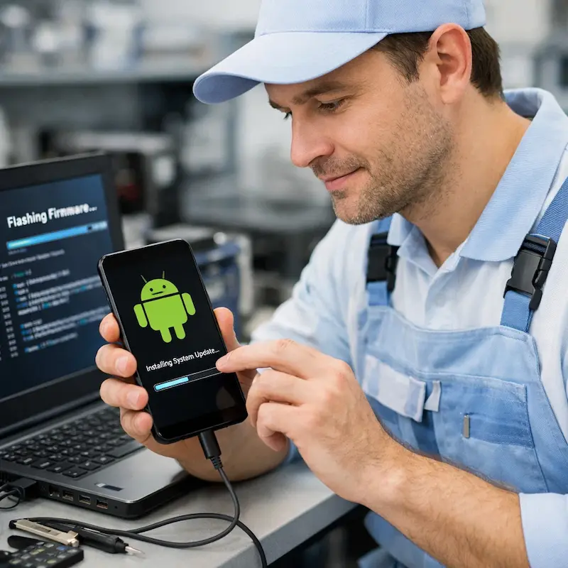 Перепрошить телефон в Москве