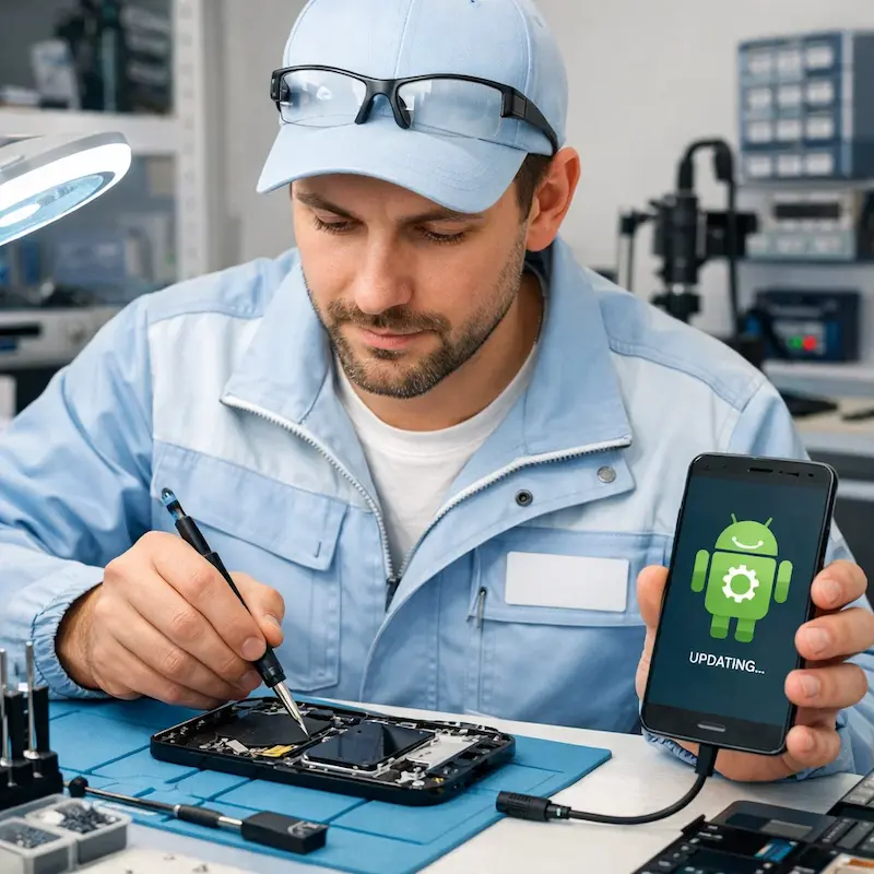 Настройка системы Android в Москве